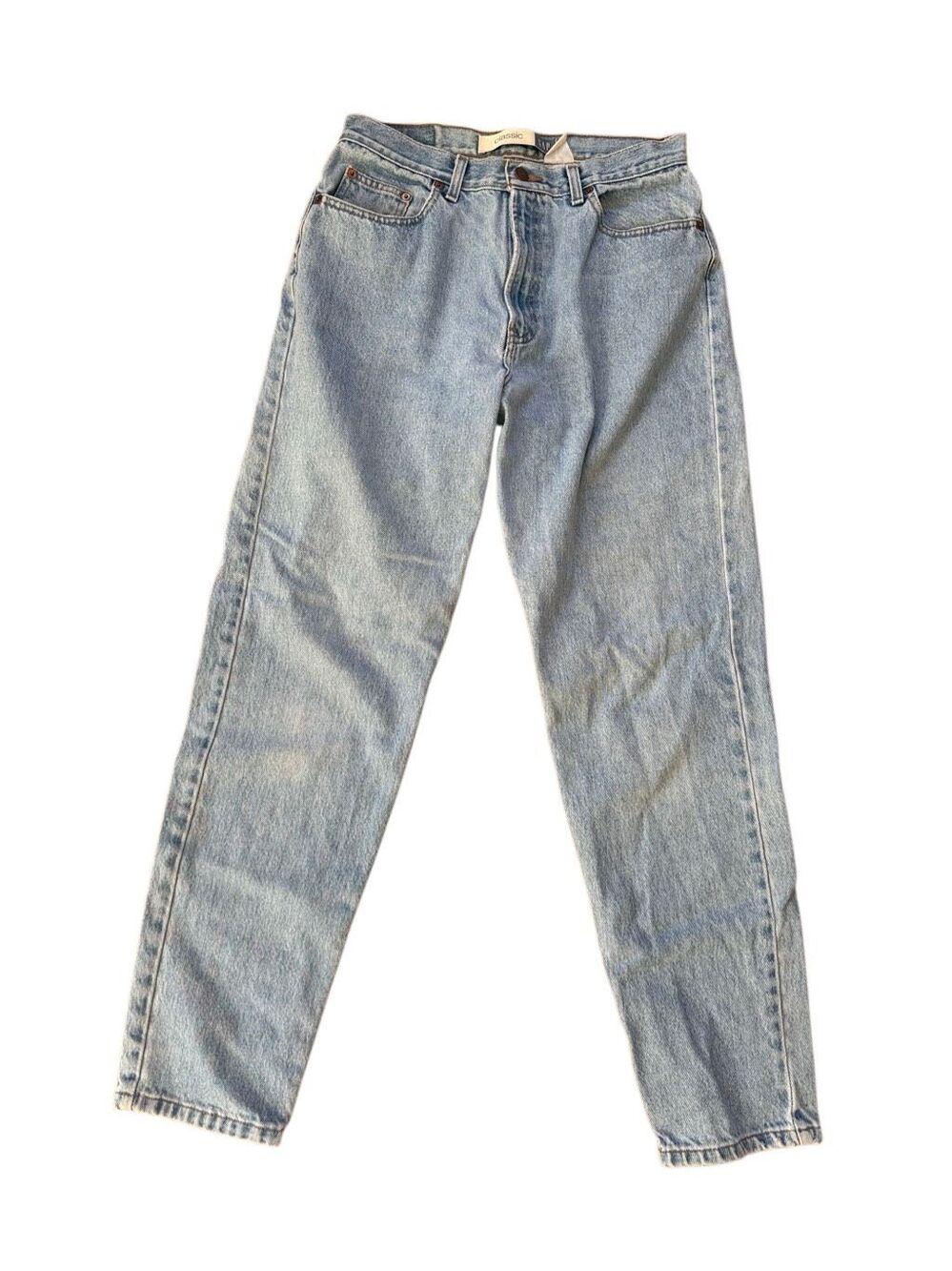 90s Vintage Gap Cotton straight Leg Blue Jeans 29” waist